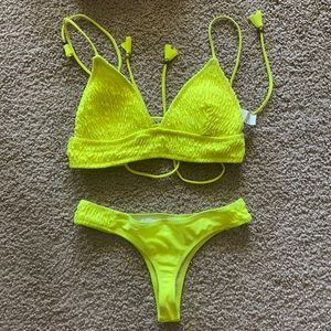 Bikini set (neon yellow)